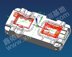 后蓋模具電極設(shè)計(jì)-UG加工中心編程培訓(xùn)班級-學(xué)員作品 